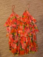 Kleid Sommerkleid bunt rot S M Tunika kurz Volant Nordrhein-Westfalen - Senden Vorschau