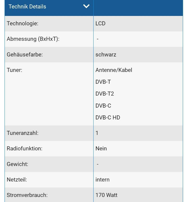 Thomson 40FS3246C LCD  Fernseher 40 Zoll in Berlin