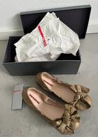 Prada Full Set Ballerina Gold nagelneu OVP 37,5 37 Baden-Württemberg - Weingarten (Baden) Vorschau