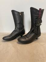 Damenstiefel schwarz Gr. 35 Leder Brandenburg - Zeschdorf Vorschau