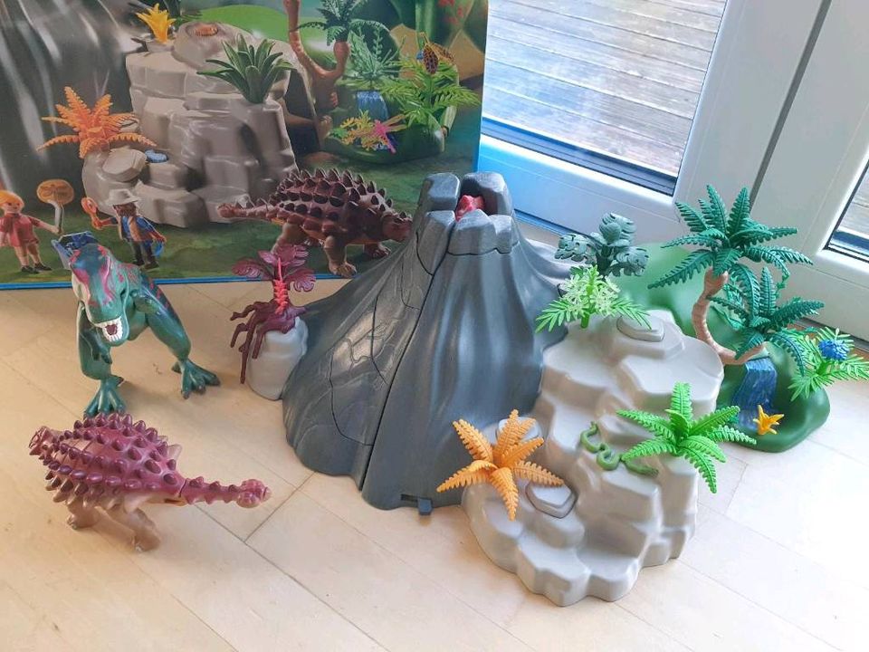 Dinosaurer Sammlung riesig: Schleich, Tiptoi, Playmobil + Vulkan in Waltenhofen