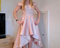 Abendkleid Ballkleid Hochzeit Abiball Kleid rosa Spitze Größe S36 Hessen - Langgöns Vorschau