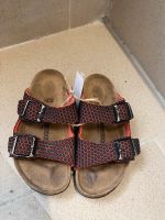 Birkenstock Sandalen Gr. 29 rot schwarz Baden-Württemberg - Schrozberg Vorschau