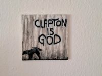 Bild selbst gemacht/gemalt. "Capton is God" 20x20cm Düsseldorf - Oberkassel Vorschau