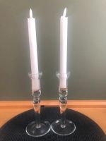 2 Kerzenständer aus Glas Höhe ca. 21,5 cm Bayern - Simbach Vorschau