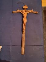 Antikes Holzkreuz mit Christusfigur Bayern - Fürth Vorschau