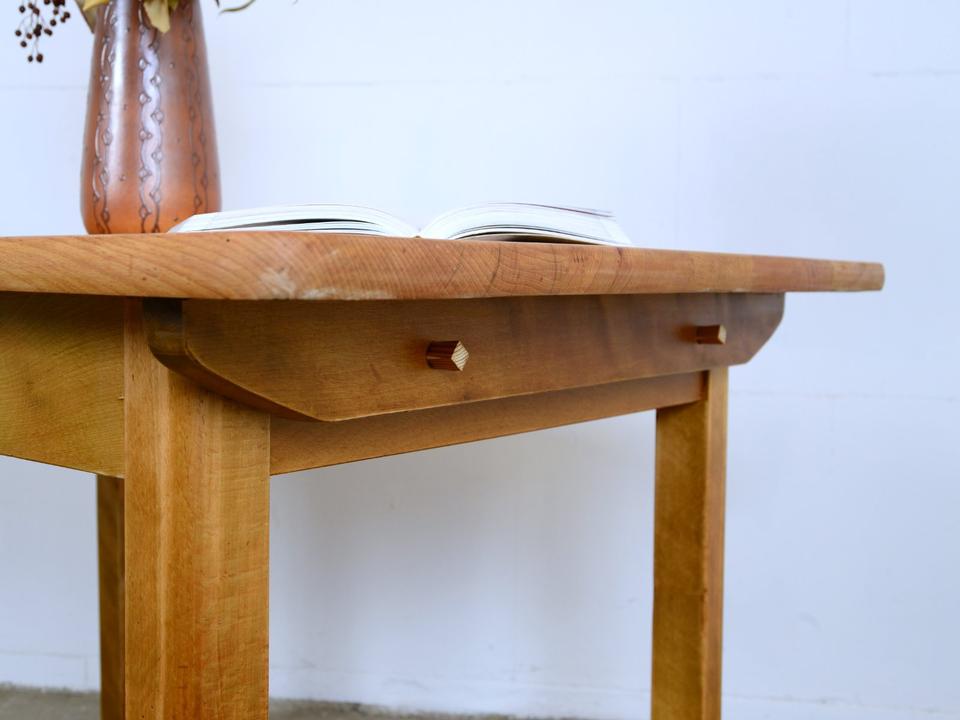 Esstisch 120x75 massiv Holz Küchentisch Vintage restauriert in Dresden