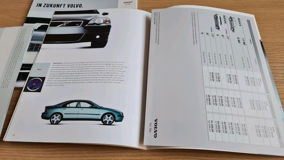 VOLVO S80 + Volvo Range Broschüre / Katalog / Prospekt 2003 in Pattensen