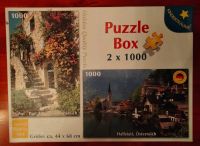Puzzle Box 2 x 1000 Teile Saint-Paul de Vence+Hallstatt vollst. Niedersachsen - Sande Vorschau