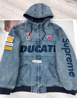 ✅Supreme x Ducati Denim Hooded Racing Jacke Jeans Blau Gr.L NEU Berlin - Charlottenburg Vorschau