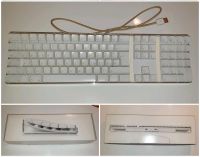 Apple Pro Keyboard A1048 Tastatur QWERTZ USB Weiß Nordrhein-Westfalen - Lüdenscheid Vorschau