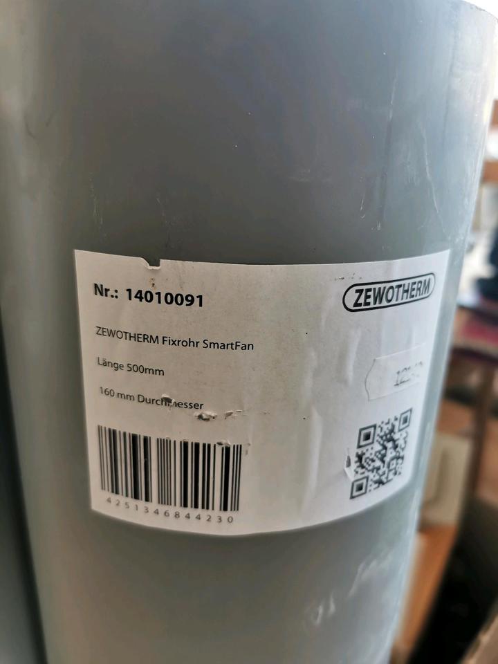 ZEWOTHERM Fixrohr SmartFan 160 mm, Länge 500 mm – neu, 2 Stück in Minden
