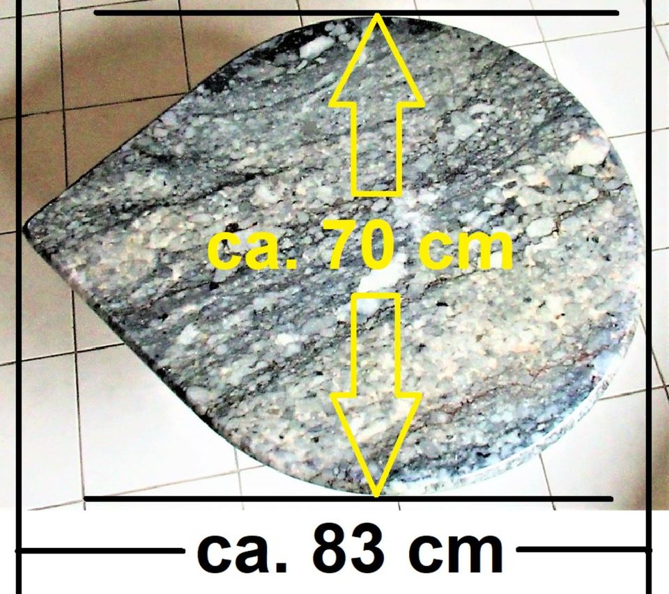 Marmor Couchtisch Beistelltisch Marmortisch Tropfenform H. 40 cm in Oldenswort