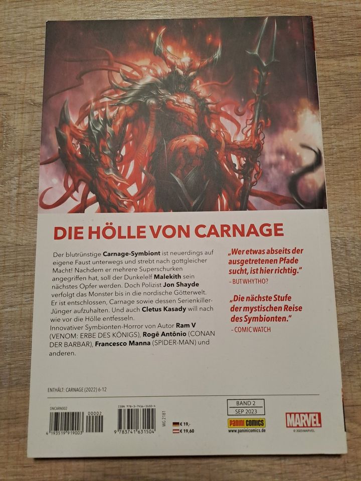 Marvel - Carnage Höllentrip in Arnstadt