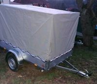 Stema 750 KG Anhänger zu Verleih Miete Auto 100 KM`h 251 x 128 cm Hessen - Neukirchen Vorschau