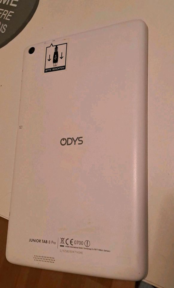 ‼️Odys Junior Tab 8 Pro, Farbe weiß, gebraucht in Samtens