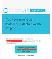 79 Euro Gutschein für Boulder-Grundkurs Bayern - Regensburg Vorschau