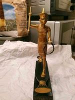 Skulptur Tutanchamun mit Harpune,Handvergoldet Wandsbek - Hamburg Eilbek Vorschau