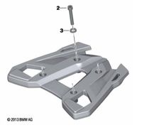 BMW F800GS F700GS Topcaseträger Topcasehalter Topcase Halter Hessen - Rüsselsheim Vorschau