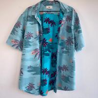 C&A XL Hawaii Hemd Kurzarm sommerlich Surf Strand Palm trees blau Friedrichshain-Kreuzberg - Kreuzberg Vorschau