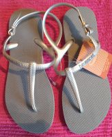 ORIGINAL HAVAIANAS SANDALIEN FLIP FLOPS Gr. 37/38 GRAU/SILBER NEU Essen - Essen-Stadtmitte Vorschau