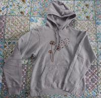 grauer Hoodie mit Dackel-Pusteblume Motiv von Port & Company Niedersachsen - Langenhagen Vorschau