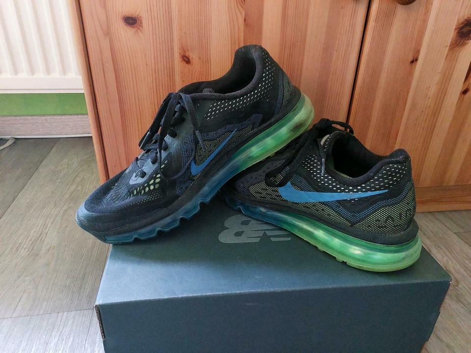 Nike Air Max 2014 GroBe 43 Grun Blau Schwarz in Baden Wurttemberg Motzingen kleinanzeigen