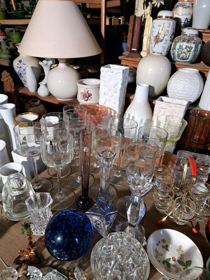 Gläser und andere Sachen aus Glas Vintage in Suhlendorf