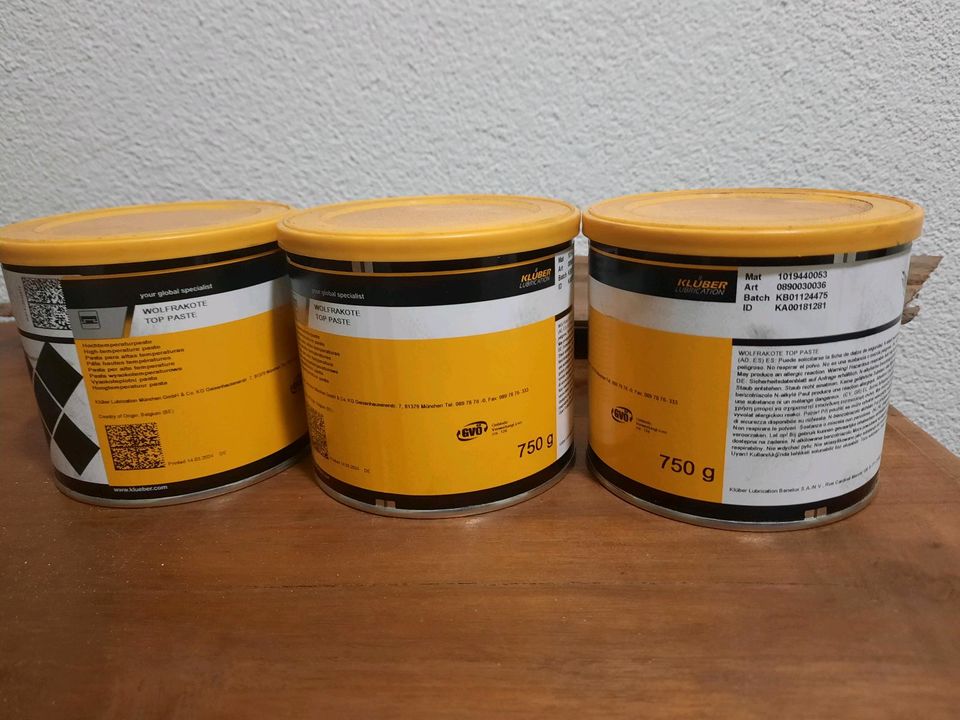 Klüber Wolfrakote TOP PASTE 750g in Engen