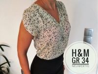 neuwertig H&M Bluse Polka Dots Shirt Oberteil schick Top Gr 34 XS Niedersachsen - Garbsen Vorschau