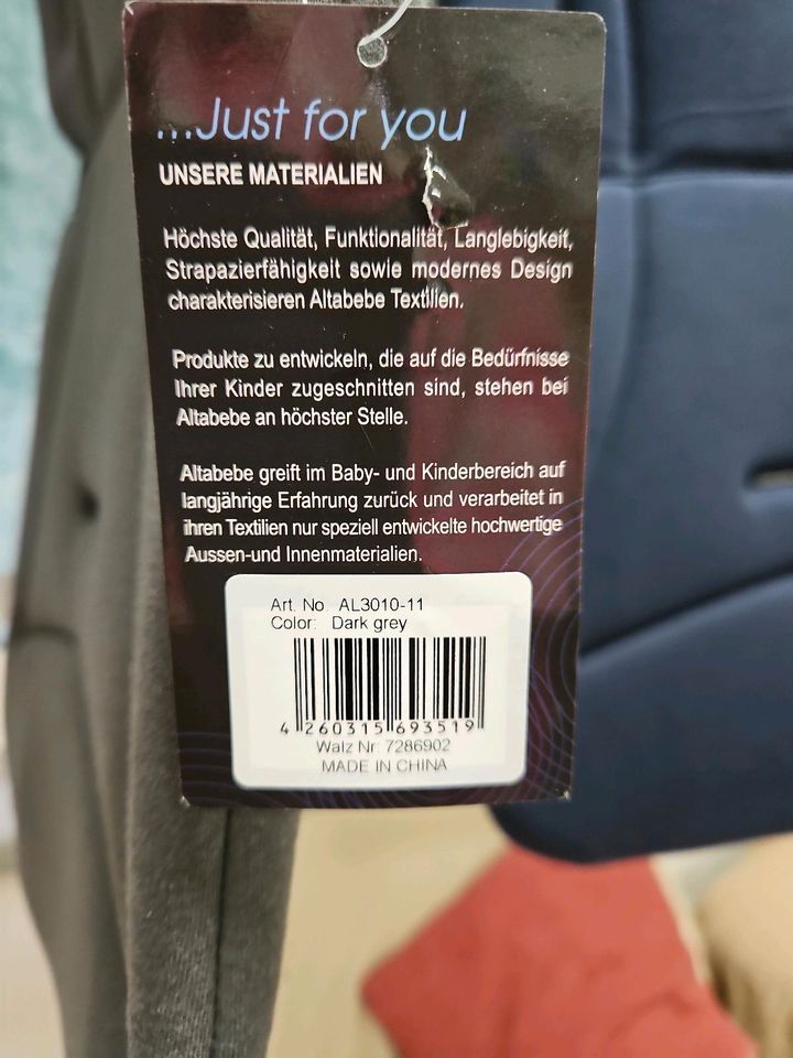 Altabebe Buggy- Sitzeinlage universal NEU !! Schwarz!! in Gärtringen