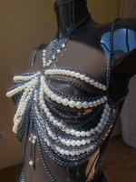 Körperschmuck Körperkette mit Perlen Kostüm Body Chain Festival Mitte - Wedding Vorschau