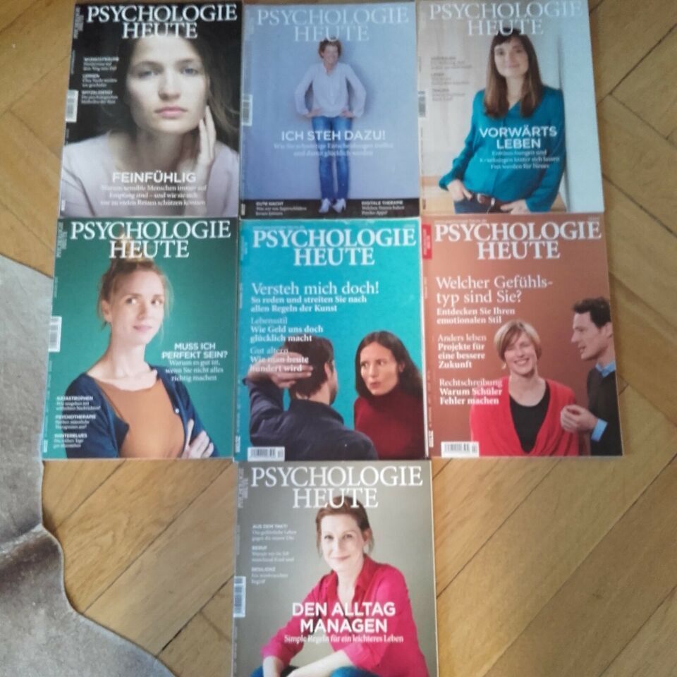 PSYCHOLOGIE HEUTE = 88 Magazine von 1998 - 2016 in München