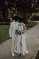 Hochzeitskleid Brautkleid schlicht klassisch Größe 36 Walle - Handelshäfen Vorschau