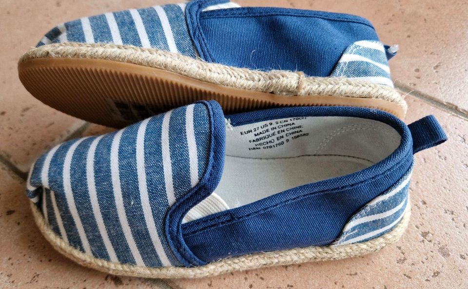 Kinder Espadrilles "H&M", Gr. 27, neu in Neuzelle