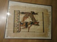 Papyrusbild aus Hinterlassenschaft Pharao Ägypten Thüringen - Kaltennordheim Vorschau