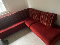 Eck sofa rot Nordrhein-Westfalen - Gelsenkirchen Vorschau