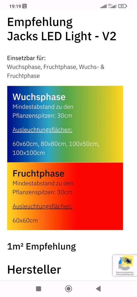 Jacks LED Grow Light V.2 Single Module Vollspektrum in Volkach