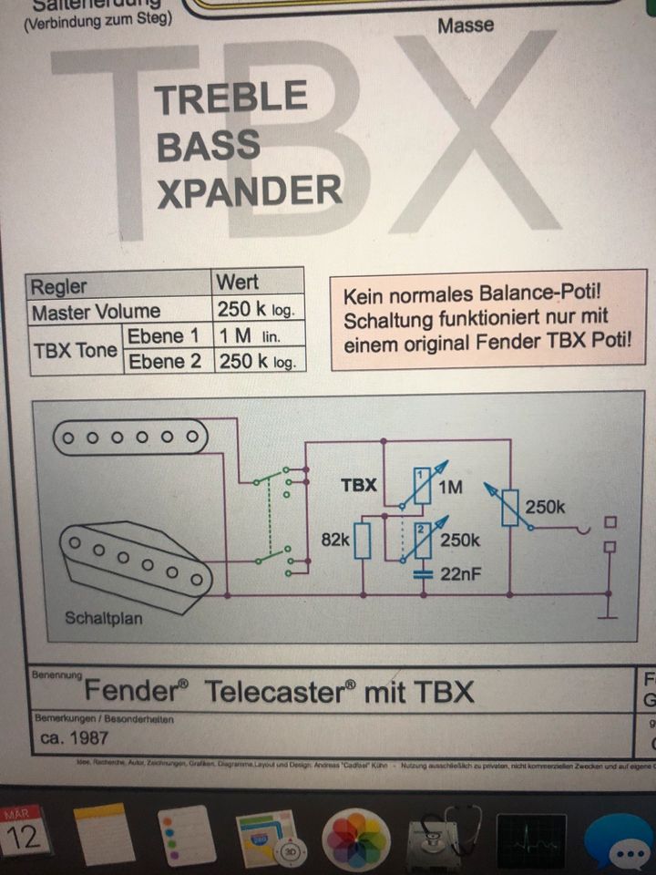 Fender Telecaster Standard USA Bj. 1993 Tele in Reichling