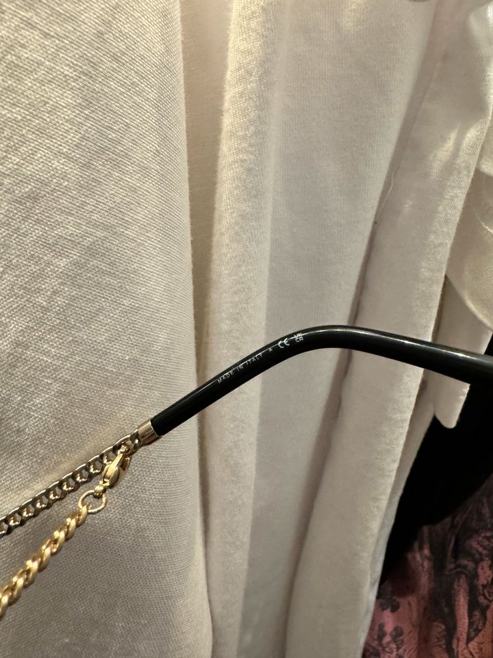 Chanel Sonnenbrille mit Farbverlauf schwarz gold grau Kette in Köln