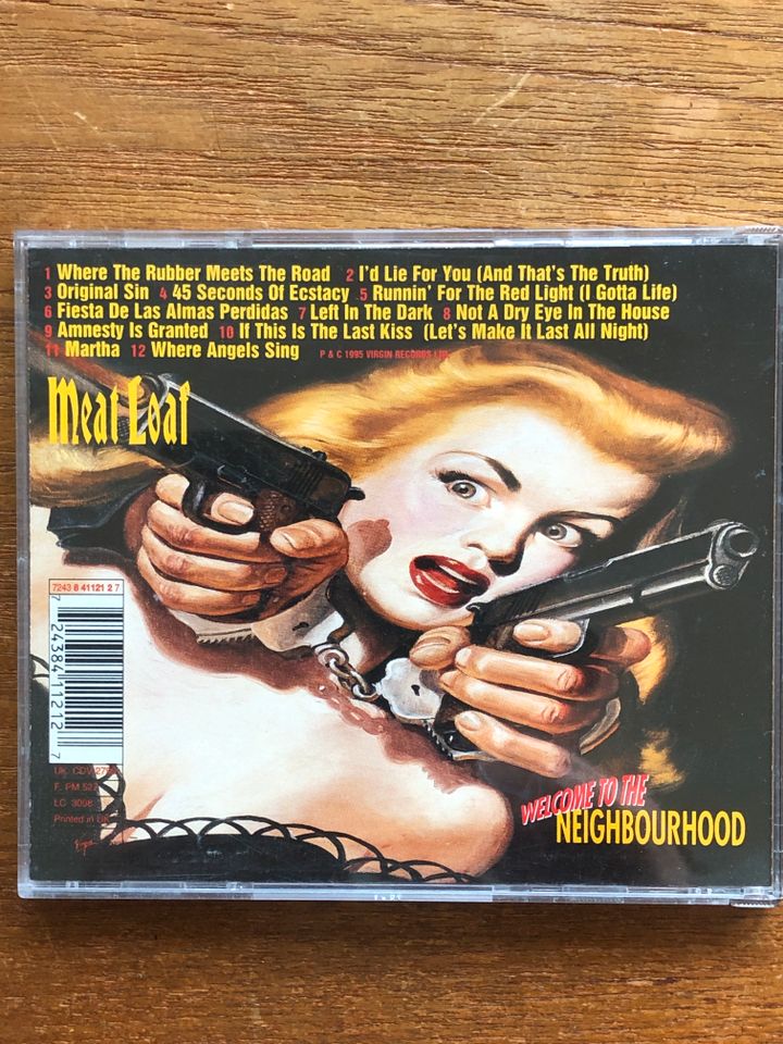 CD „Welcome To The Neighbourhood“ von Meat Loaf. Schönes Booklet in Butzbach