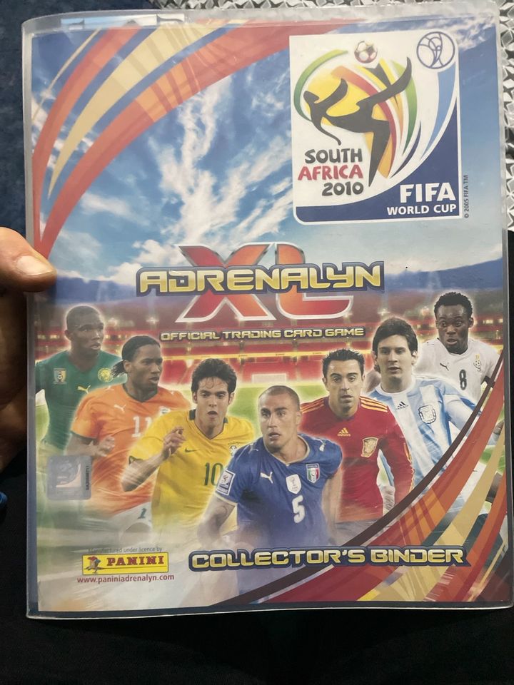 FIFA world Cup 2010 Adrenalin Panini Karten Heft in Pasewalk