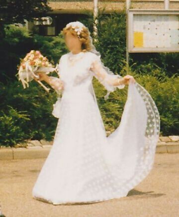 Hochzeitskleid  Gr. 38 in Schwieberdingen