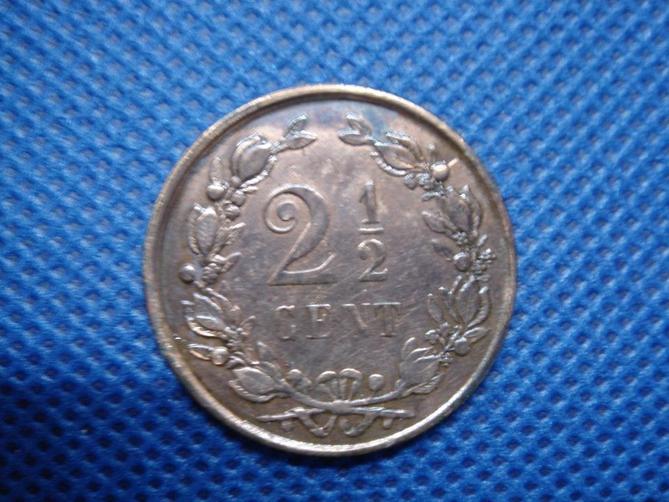 2,5 Cent 1890 Holland in Senftenberg