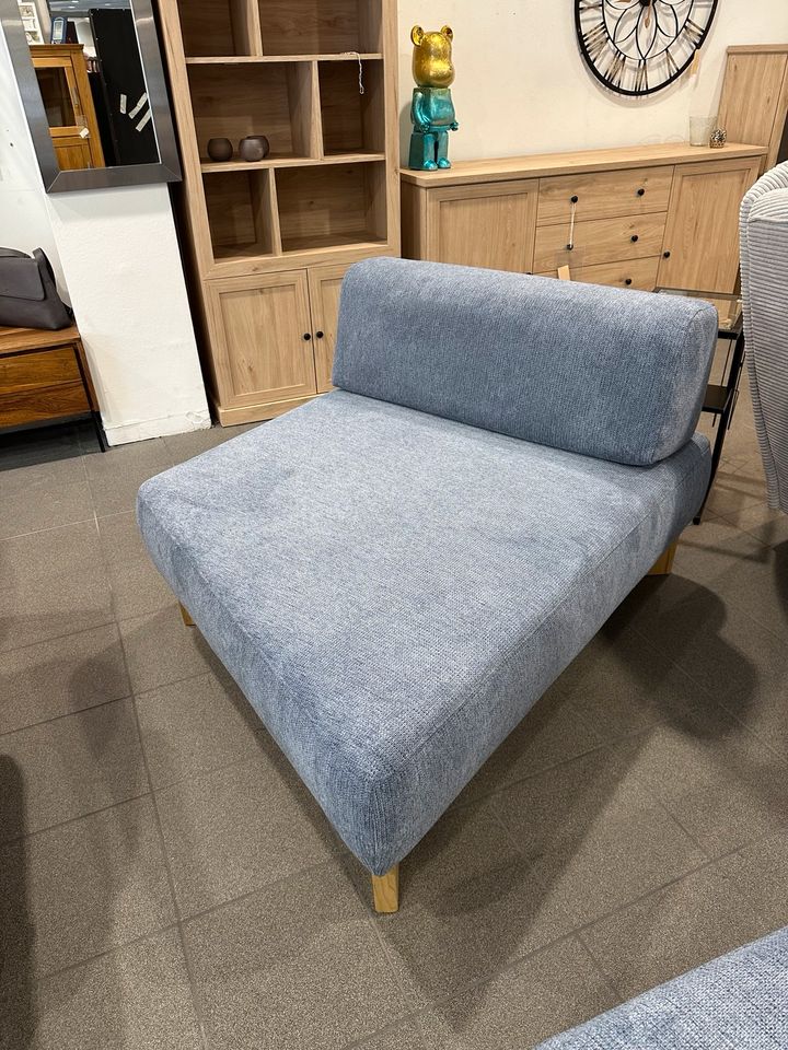 Design Modul Sofa Sessel blau mehrere Stellvarianten in Blomberg