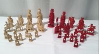 Antik Schach Schachspiel 32 Schachfiguren Ivory Rot China um 1900 Rheinland-Pfalz - Worms Vorschau