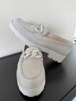 Gabor Schuhe Loafer hellgrau Gr. 40 / 6 1/2 Hessen - Fritzlar Vorschau