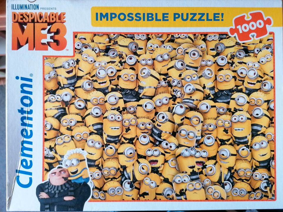 Impossible Puzzle 1000 Teile - Minions in Malsch