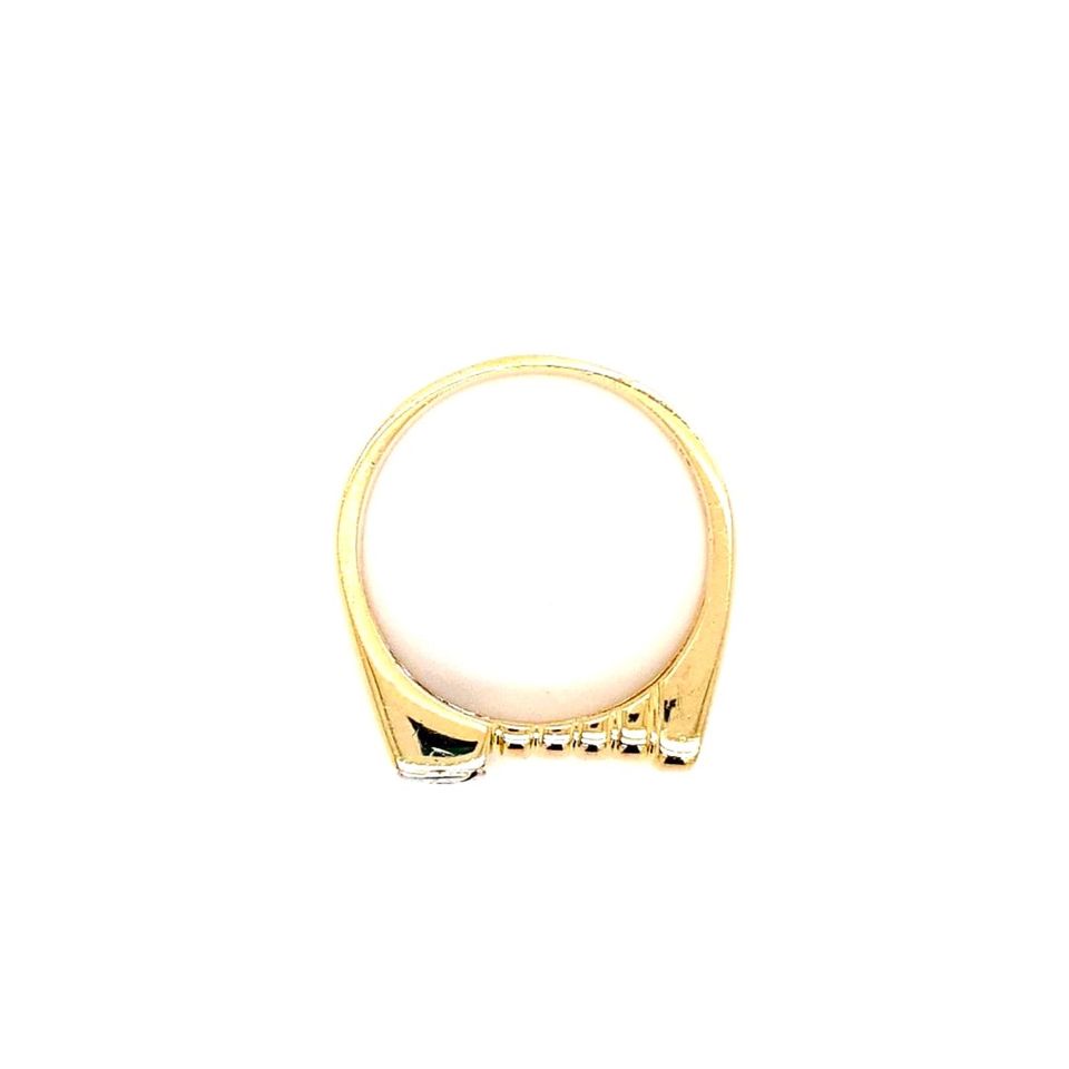 Ring Gelb Weiß Gold Brillant 585 Damen Geschenk Schmuck 125540 in Lübeck