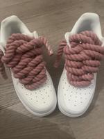 Custom Nike AIR Force 1 Sneaker - Rope Schnürsenkel Pink Nordrhein-Westfalen - Wesel Vorschau
